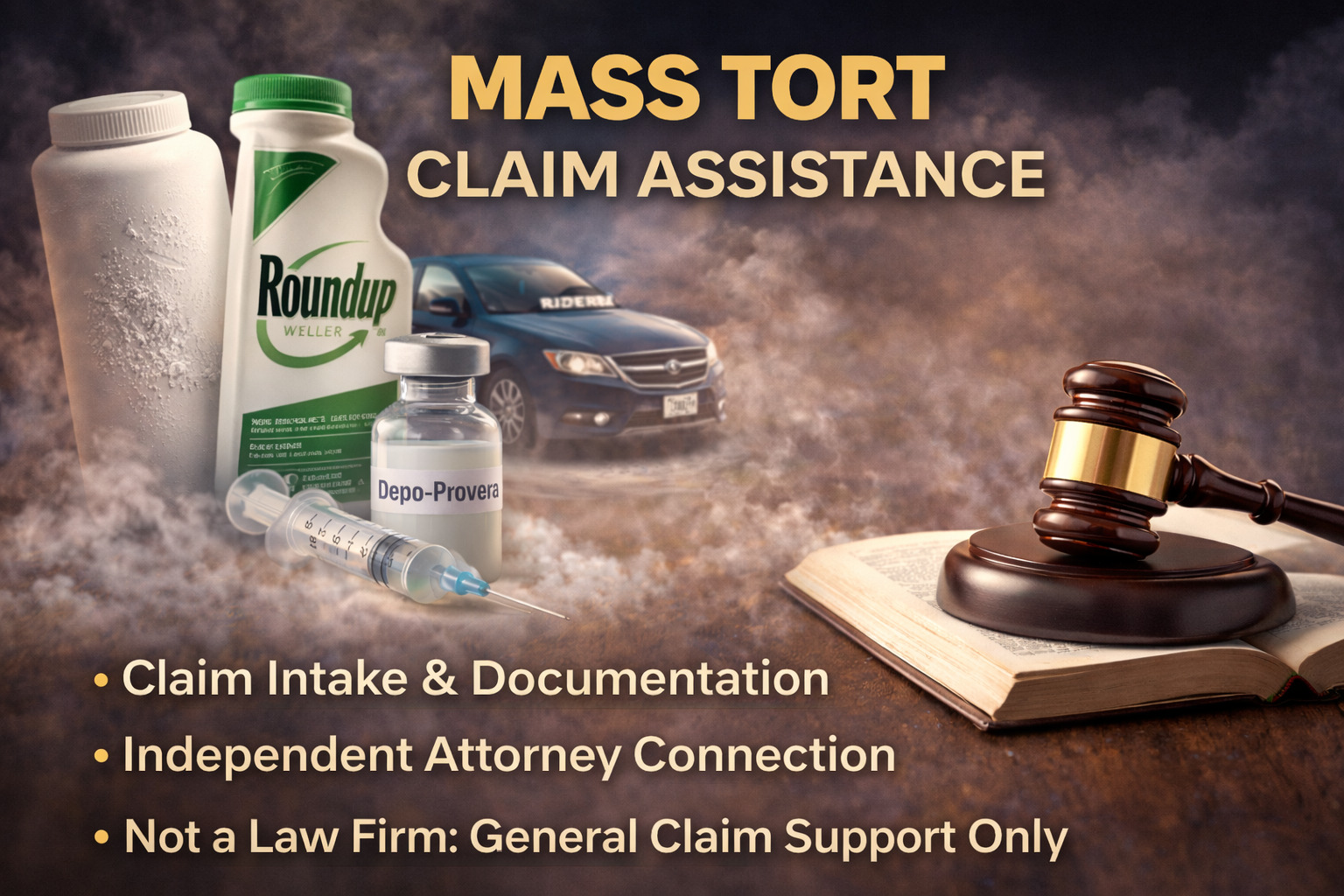 Mass tort claim intake and documentation guidance